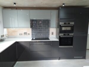 contemporary style kitchen installed by A Rogers Calne